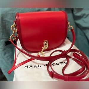 Marc Jacobs The Saddle Bag Bright Red